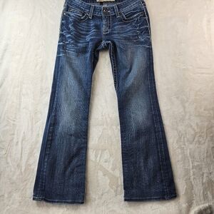 BKE Denim Jeans Madison Bootcut 26x31.5 26 Waist Stretch Western Cowgirl